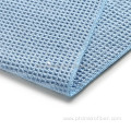 Microfiber waffle window cloth